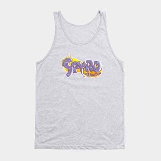 Spyro The Dragon Vintage Retro Shirt Design Tank Top